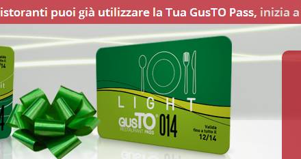 GUSTO PASS – Torino price sensitive