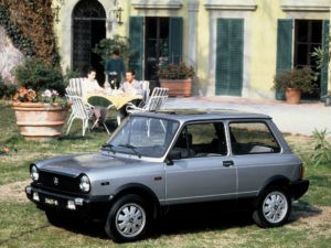 Volante pelle nera Fiat 500 600 A112 Abarth