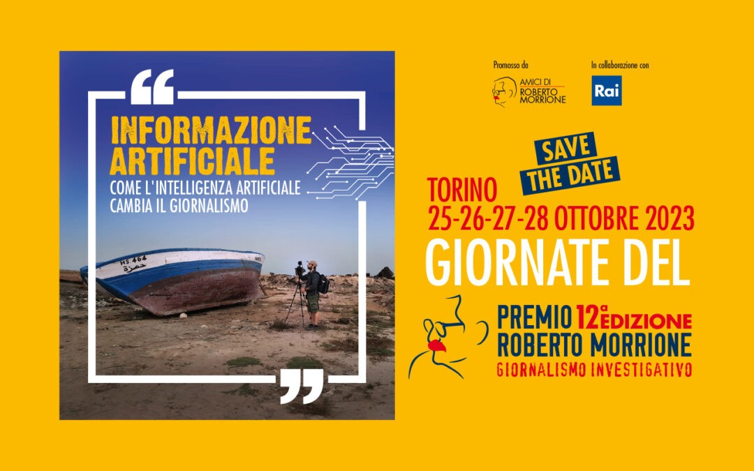 Il Premio Roberto Morrione a Torino per il giornalismo investigativo.